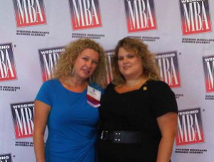 WPIC Founders Tracey Manailescu and Danielle Andrews Sunkel at Wedding MBA 2012